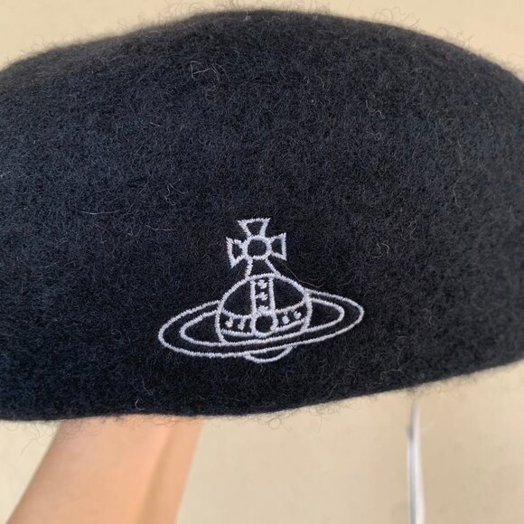 Vivienne Westwood Black Beret - Picture 3 of 6